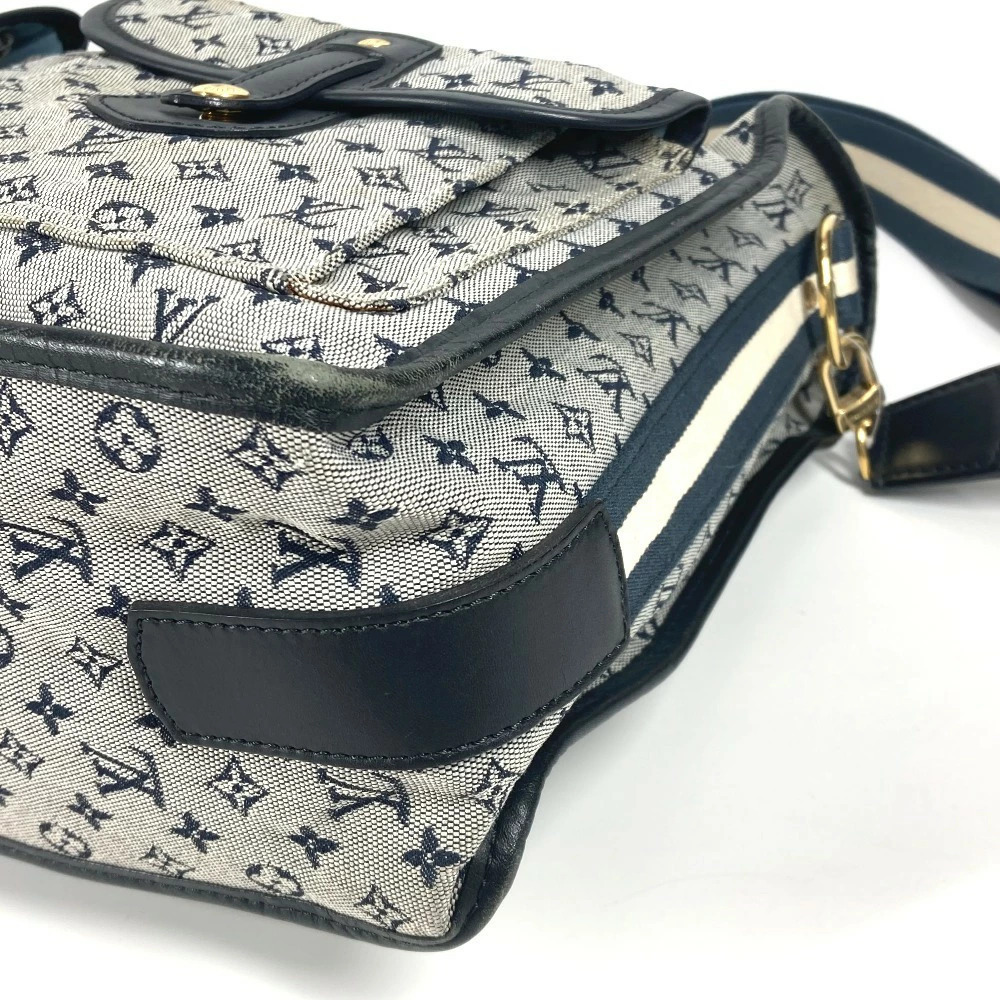 LOUIS VUITTON Sac Marie Kate Handbag Business Bag Shoulder Tote Navy Blue - Picture 7 of 15